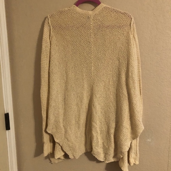 Free People sweater oversized knit sweater cardigan xs boho - Picture 7 of 12
